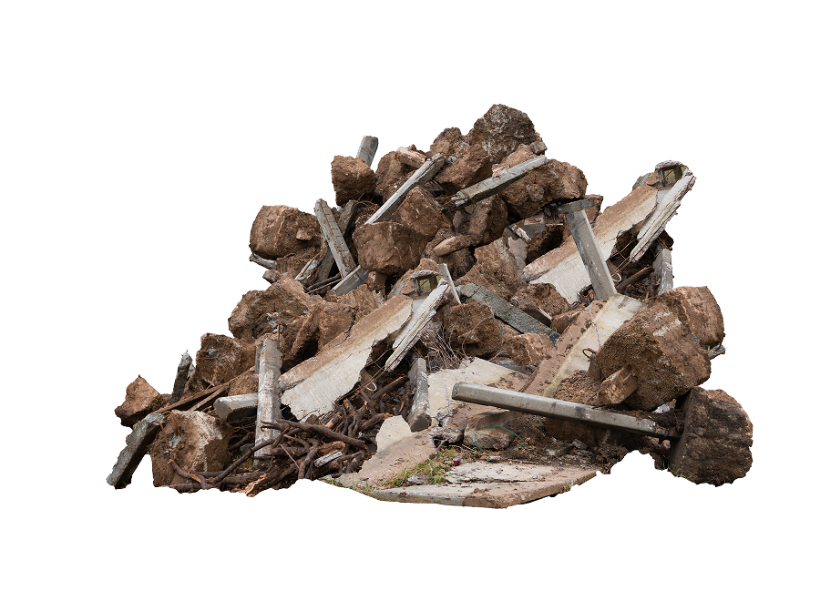 Construction waste materials