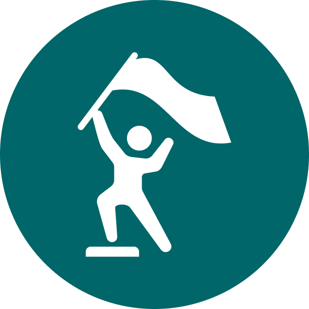 Recycling process icon